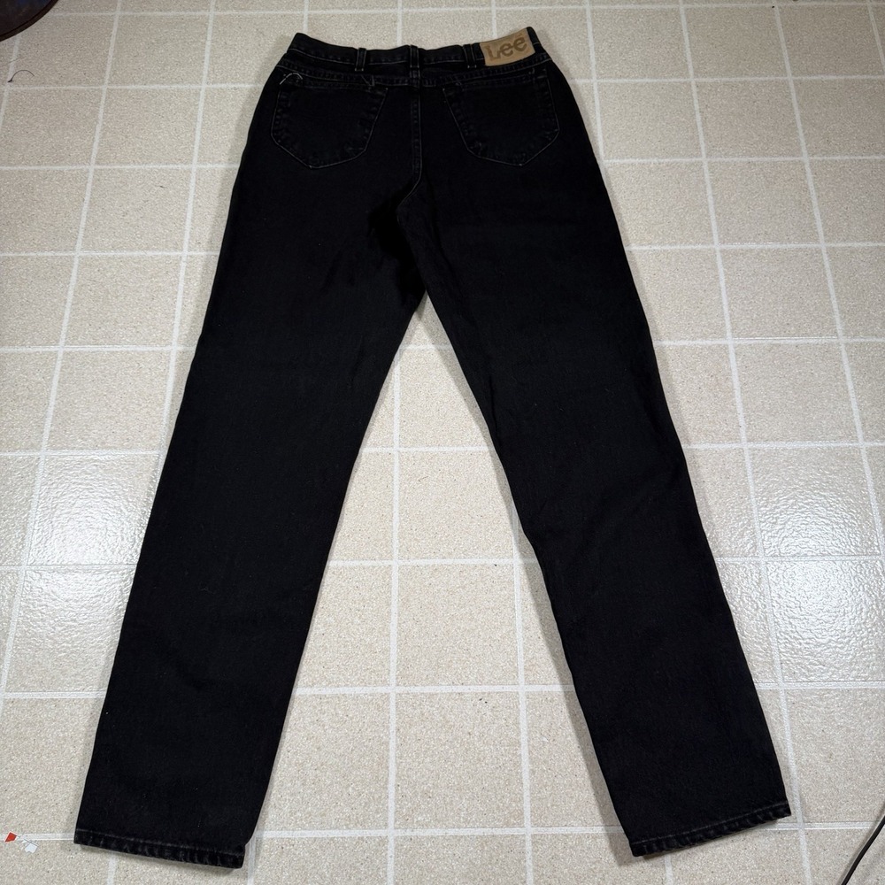 Vintage 1989 Lee 205 Black Jeans 30x34 Made in USA Riders Union Made Cotton Men